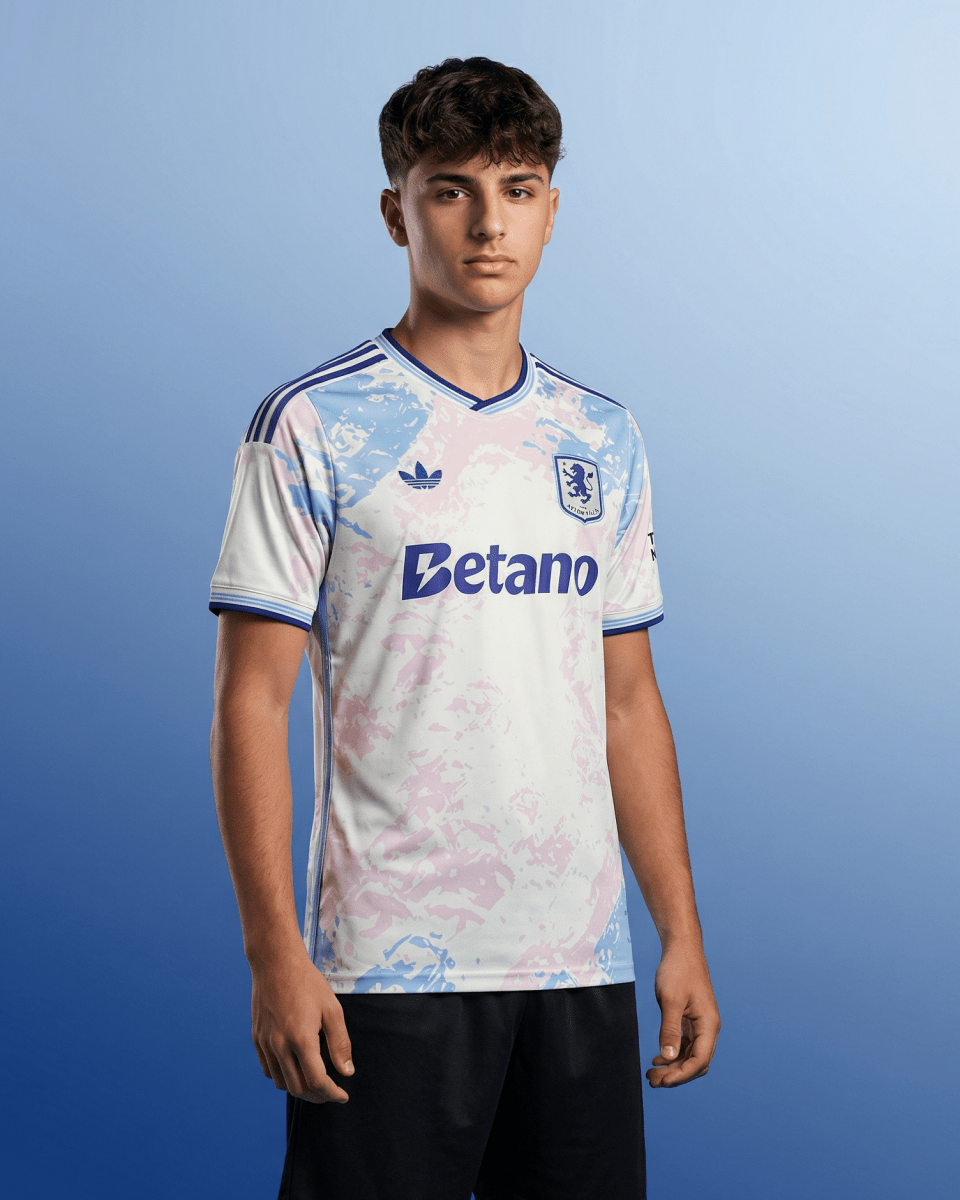 2025/26 חולצות אסטון וילה נטרלית - BEST SOURCE SNKRS