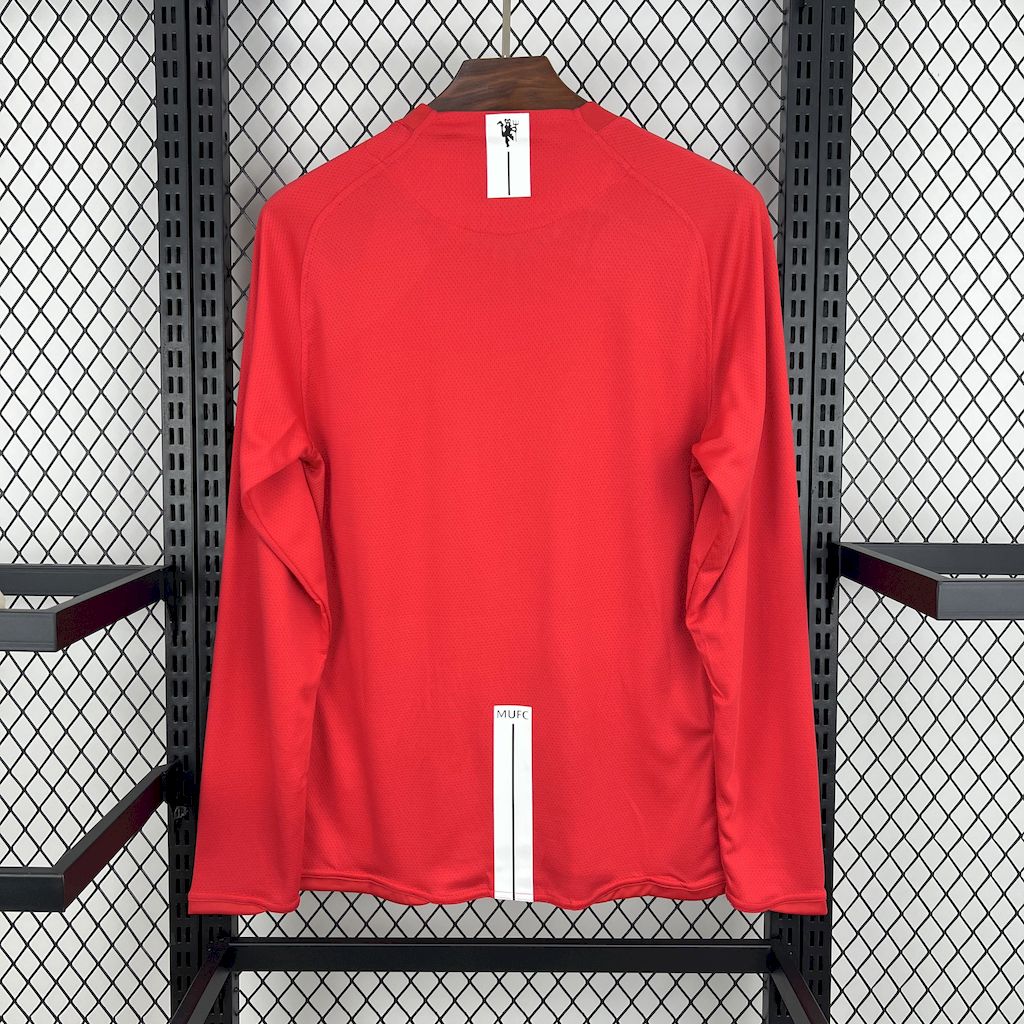 חולצת כדורגל יוניטד ארוכה 2007 רטרו